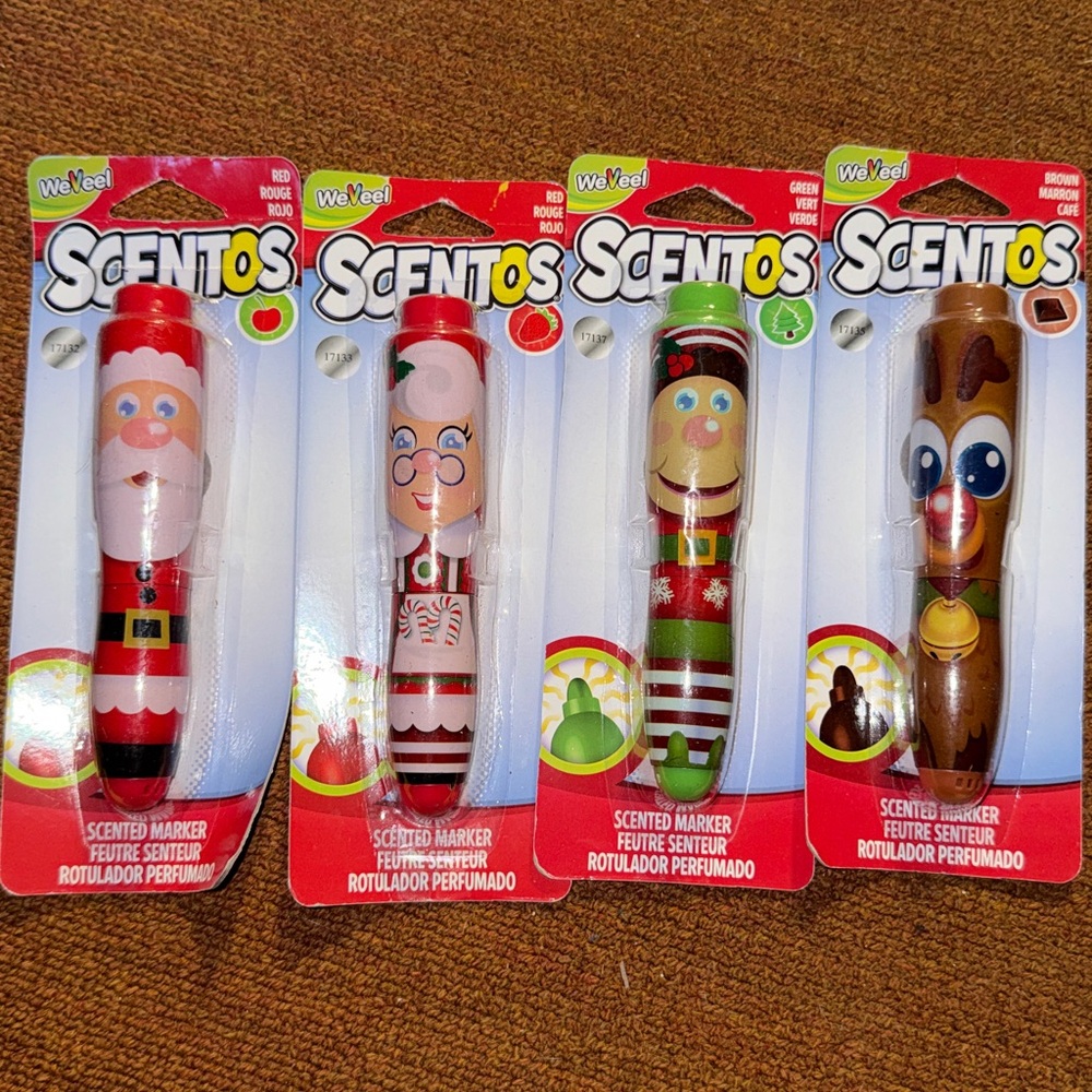 4-Christmas Weveel Scentos Scented Markers